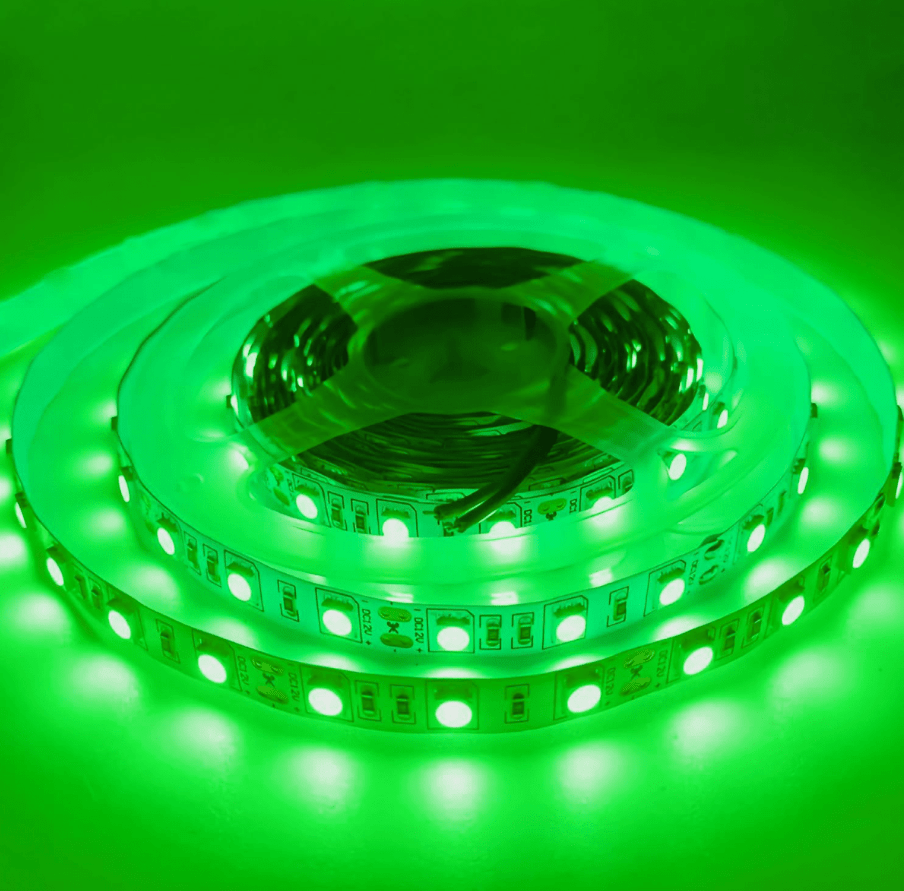 Cinta Led 12V 4040 7W/m IP20 60Led/m Verde 5mt1