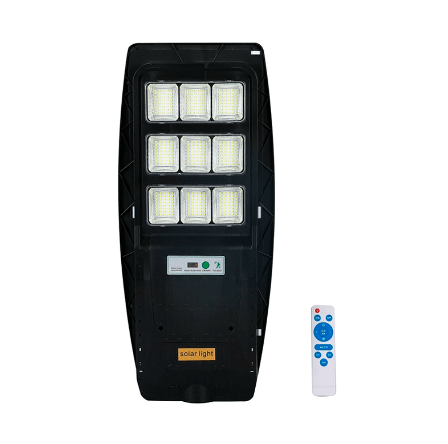 Luminaria Pública Solar 1600Lúm 6000K Luz Fría IP65 Sensor1