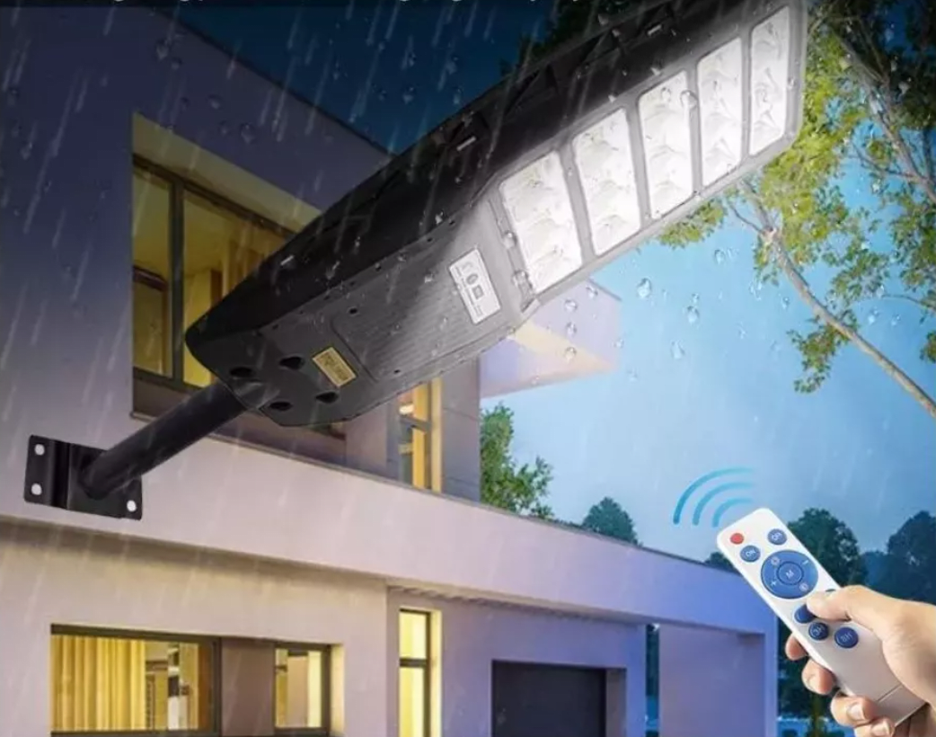 Luminaria Pública Solar 2000Lúm 6000K Luz Fría IP65 Sensor (wt)4