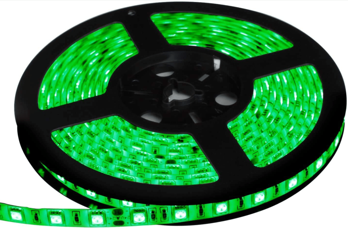 Cinta Led 12V 5050 14,4W/m IP20 60Led/m Verde 5mt1