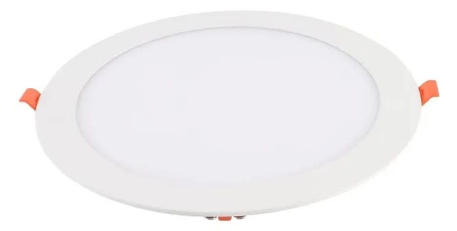 Panel Led 18W Embutido Redondo 220/205mm 6000K Luz Fría2