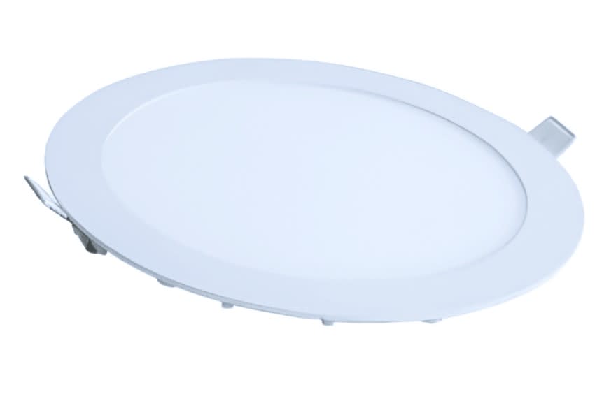 Panel Led 18W Redondo Embutido 5500K Luz Fría 225/205mm1