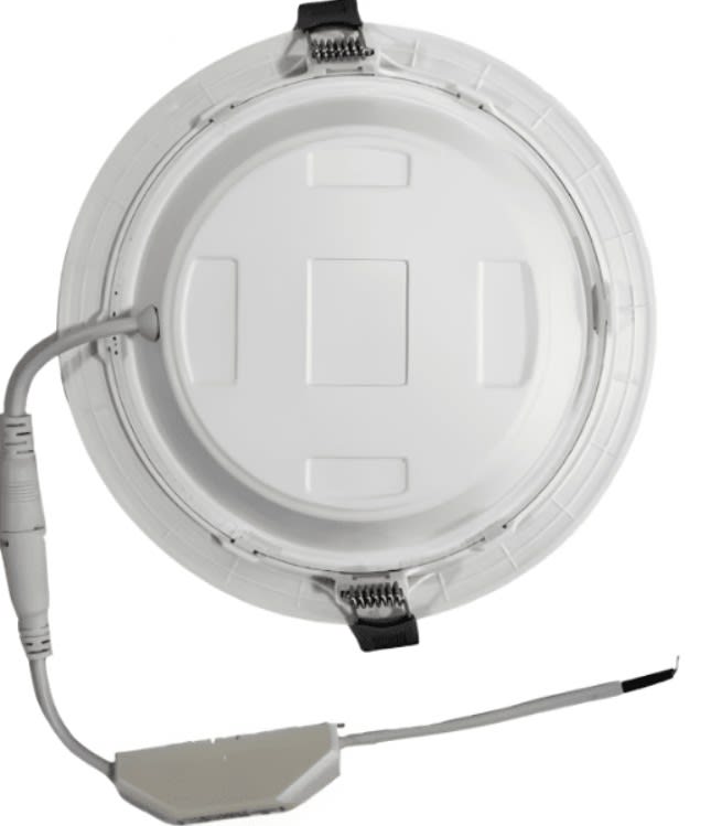 Panel Led 18W Redondo Embutido 220/205mm 3000K Luz Cálida (wt)2