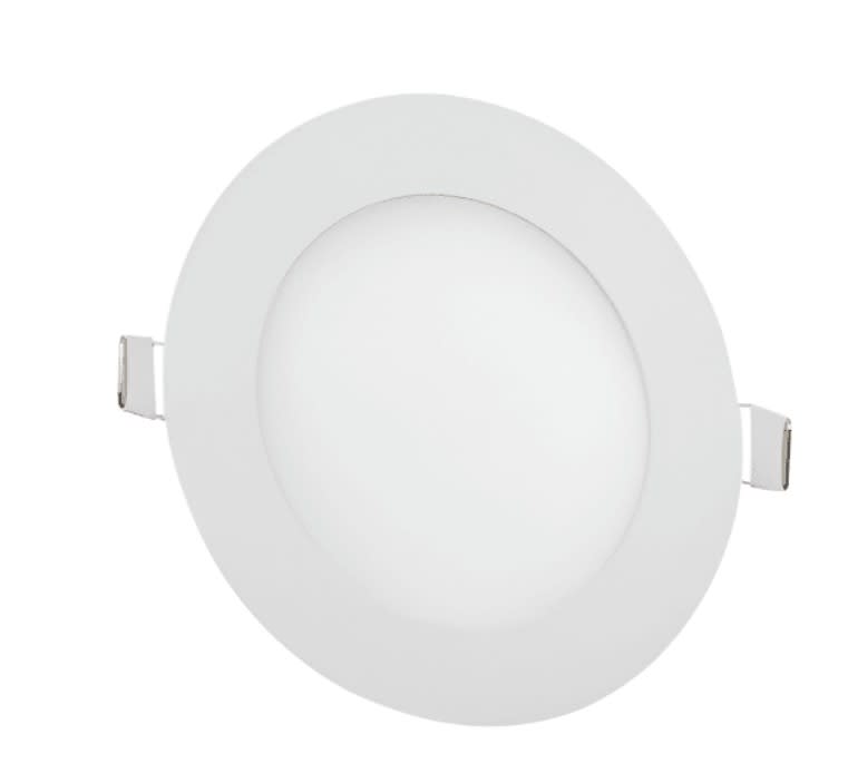 Panel Led 18W Redondo Embutido 220/205mm 3000K Luz Cálida (wt)1