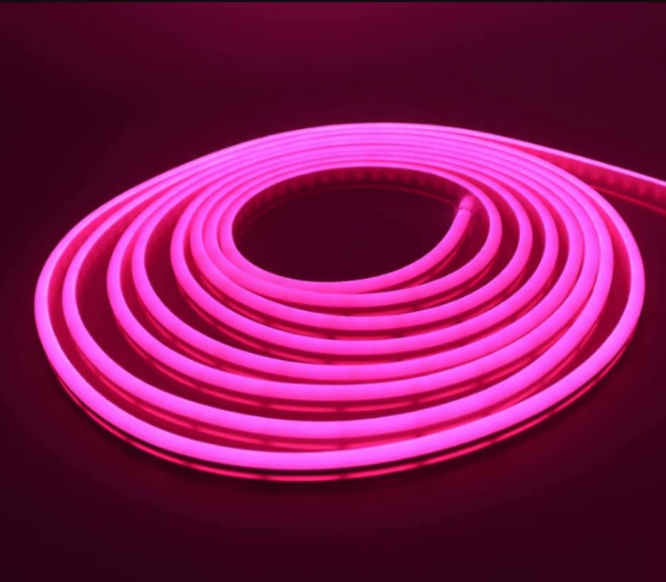 Neón Led 12V 6W/m 50mt Rosado SEC (kn)5