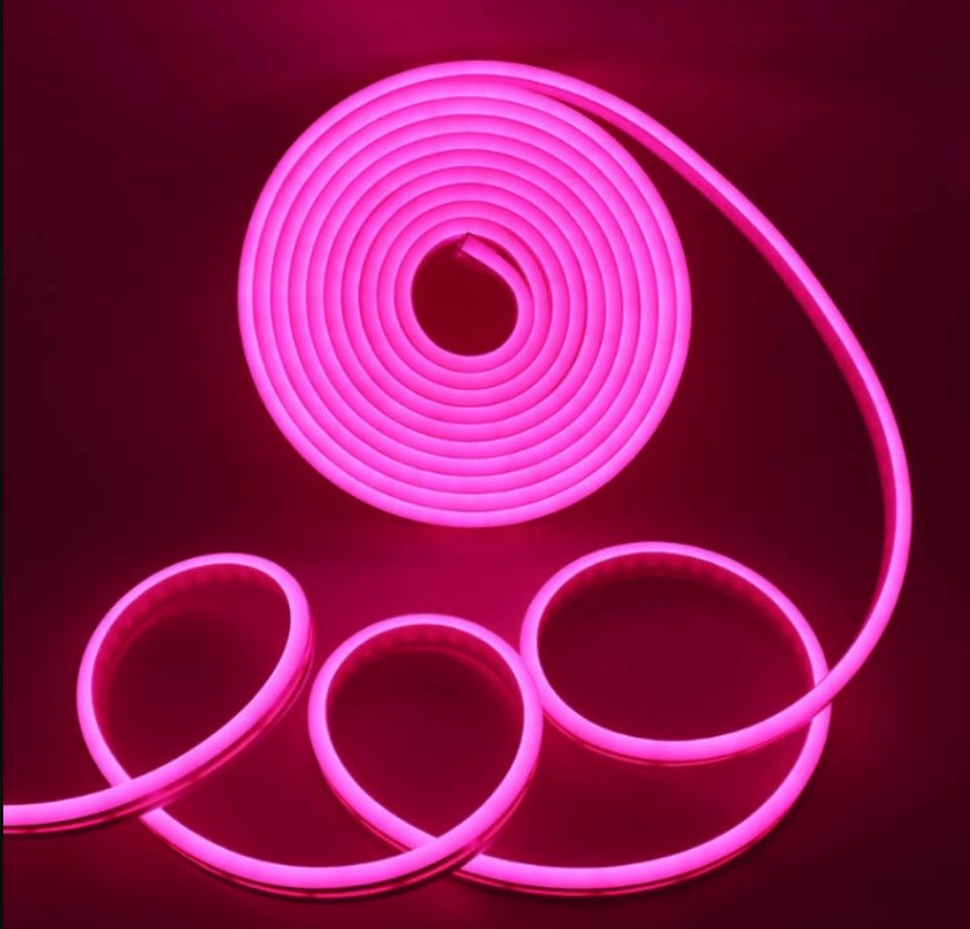 Neón Led 12V 6W/m 50mt Rosado SEC (kn)6