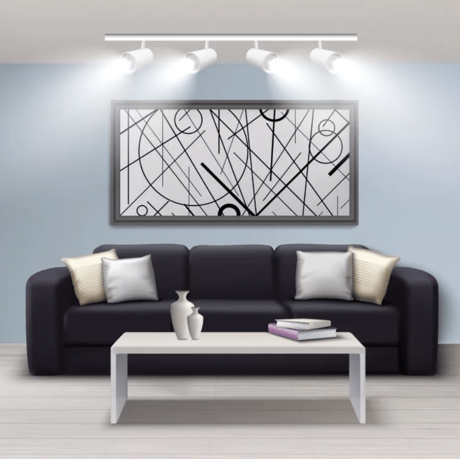 Riel Energizado Monofásico 220V 50cm Blanco4