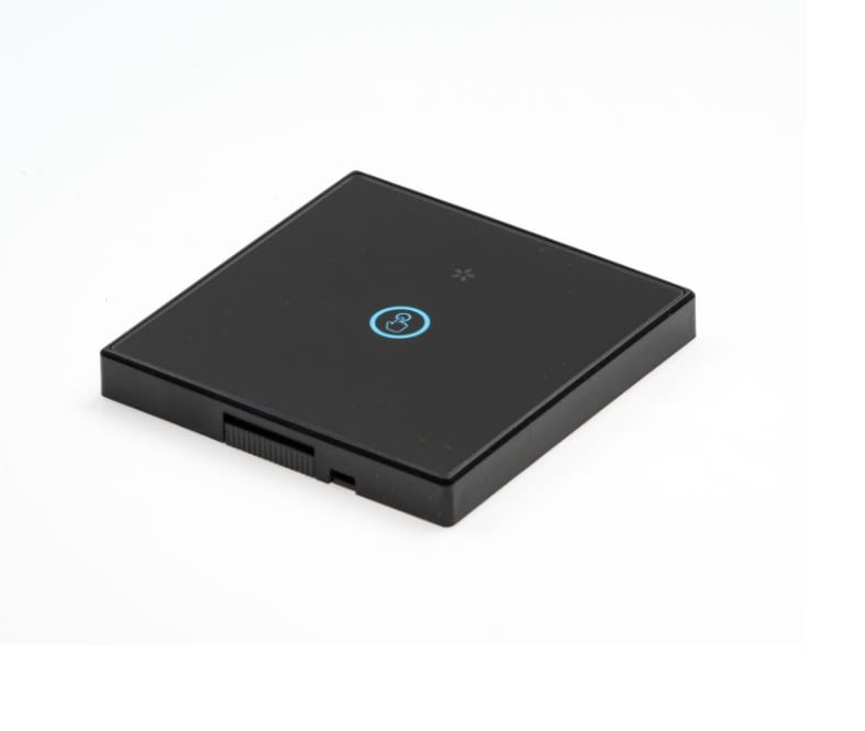 Interruptor Inalámbrico Negro 1 Botón 433Mhz2