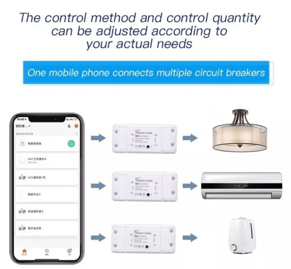 Interruptor Switch Smart WIFI Basic6