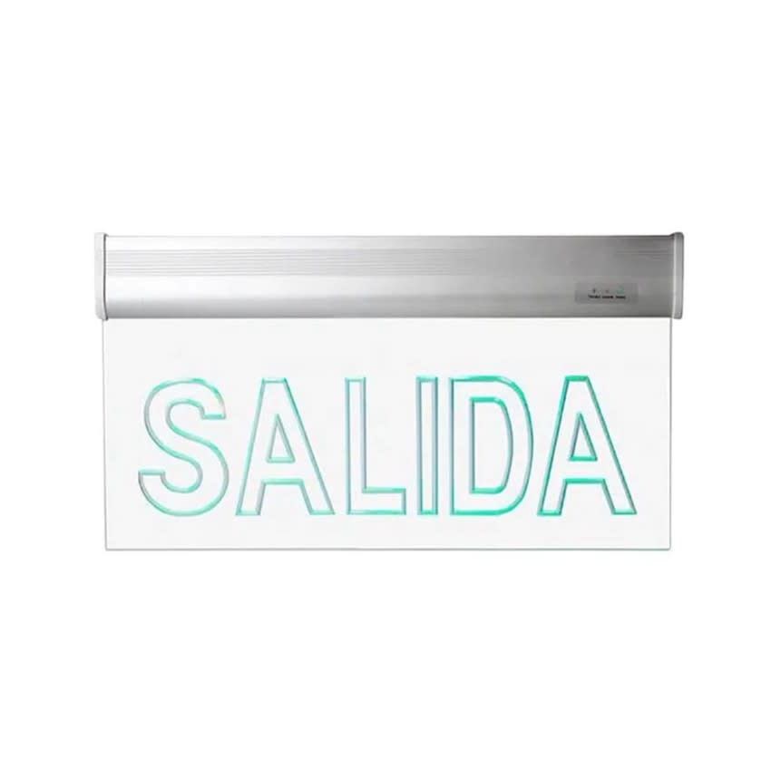 Señalética Transparente SALIDA1