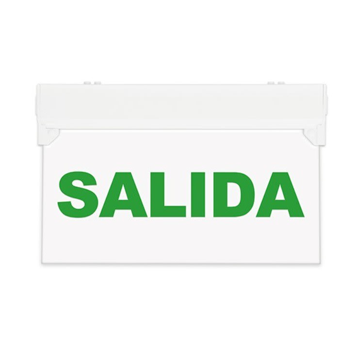 Señalética Emergencia SALIDA - Autonomía 3hrs IP201