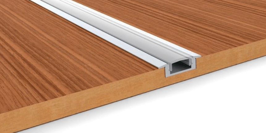 Perfil Aluminio Difusor 1204 2mt Plano Empotrable2
