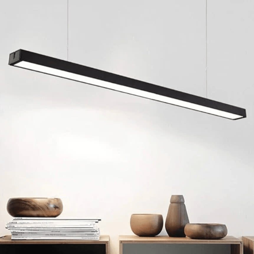Lineal Led 27W Negro 4000K Luz Neutra 1180x70x40mm Económico (wt)4