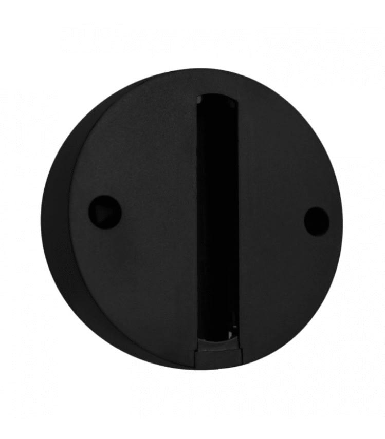 Base Sobreponer Foco Riel Monofásico Negro Redondo1