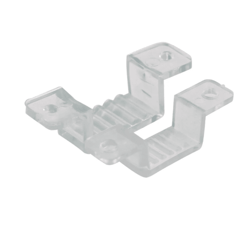 50 Grapas Fijación Cinta Led Tipo Manguera (15mm)2