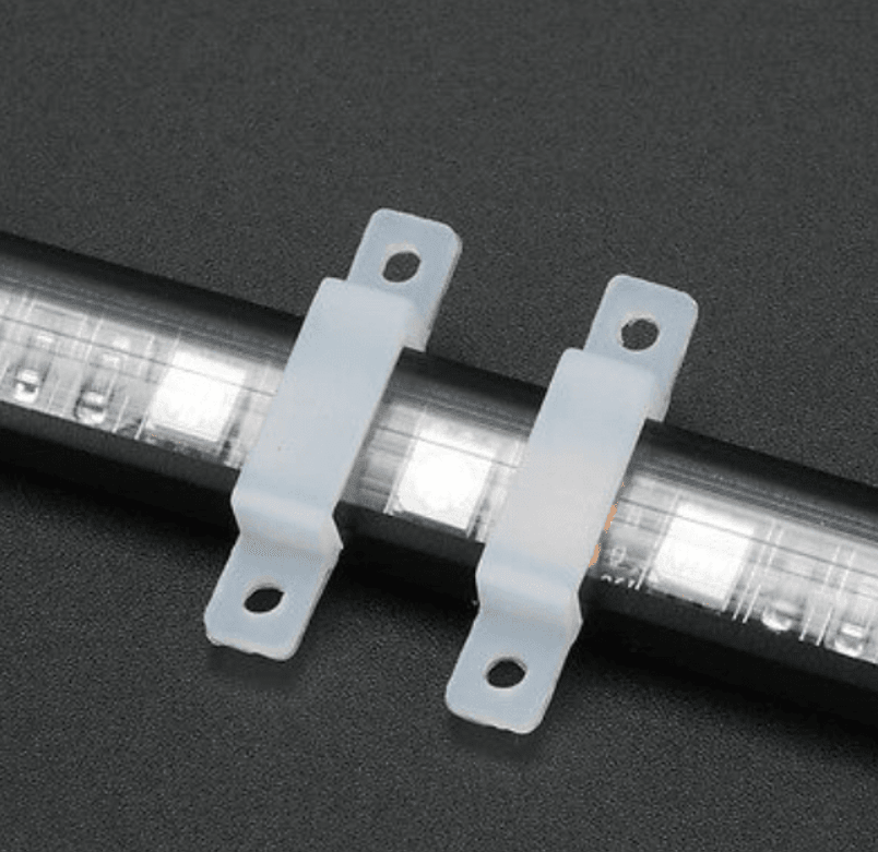 50 Grapas Fijación Cinta Led Tipo Manguera (15mm)3