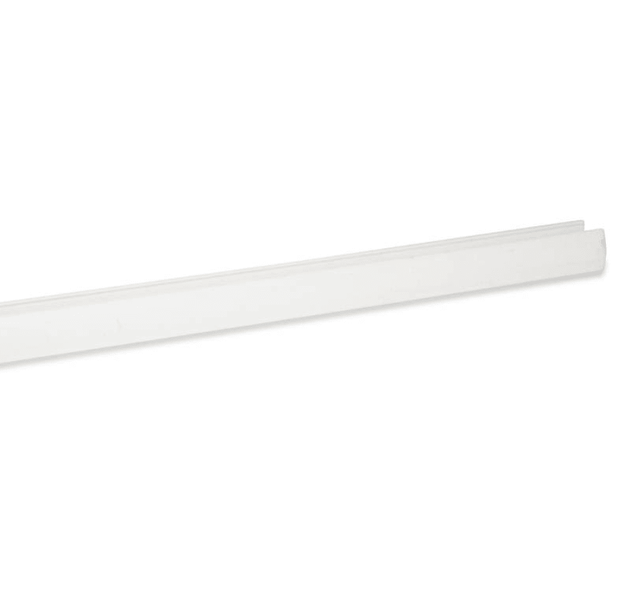 Canaleta Plástica 1mt para Manguera Led Neón 8-10mm1