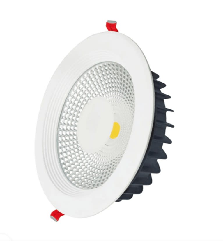 Foco Downlight 30W 3500K Luz Cálida Concéntrico Opal1