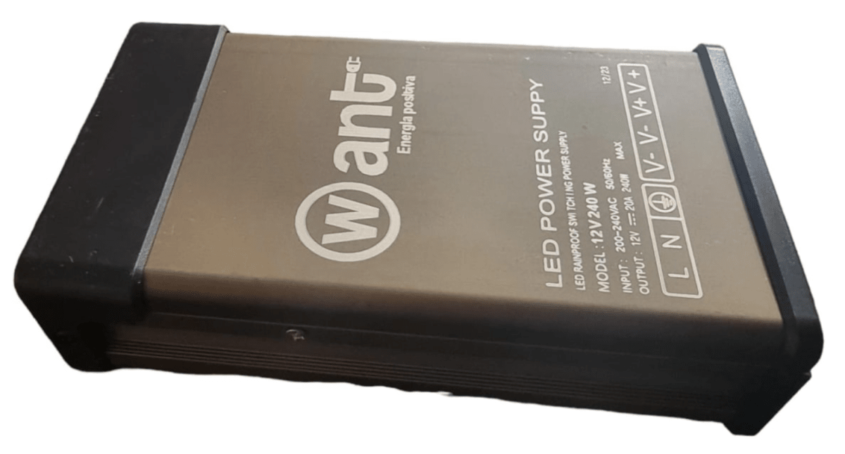 Fuente de Poder 12V 20A 240W IP44 (lluvia)(170x90x50mm)(wt)2