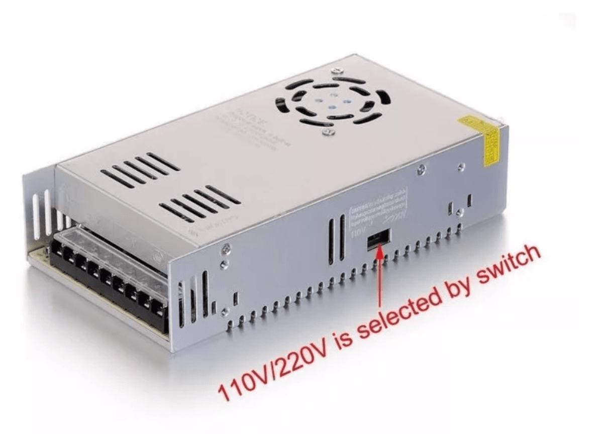 Fuente de Poder 12V 33A 400W IP20 c/ventilador3