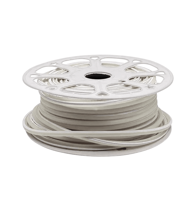 Funda Silicona Neón 2da Generación 6mm 100Mt Blanco1
