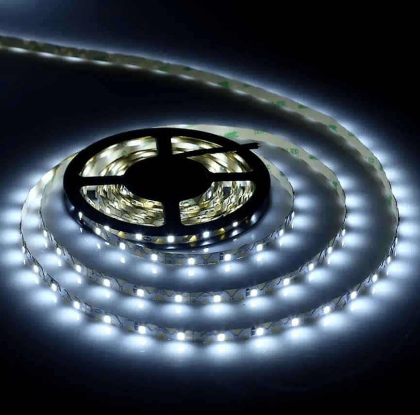 Cinta Led 12V 2835 12W/m IP20 120Led/m ZigZag 6000K Luz Fría 5mt2