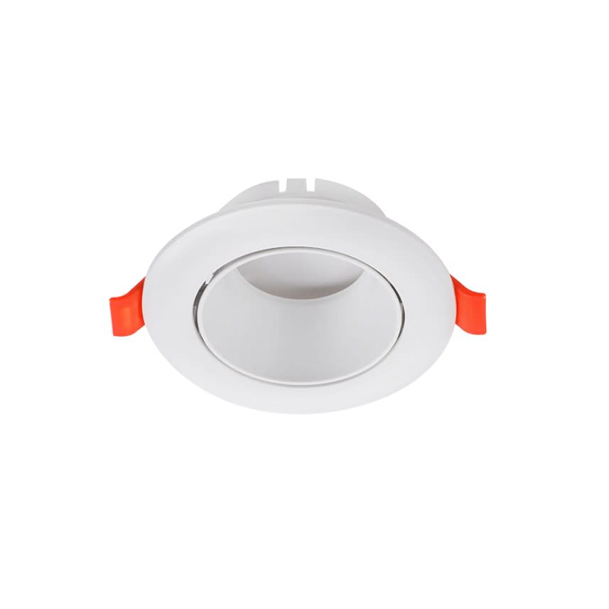 Foco Spot Porta GU10 Eco Blanco Embutido Redondo2