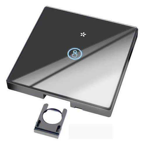 Interruptor Inalámbrico 433Mhz Negro 1 Botón + Receptor2