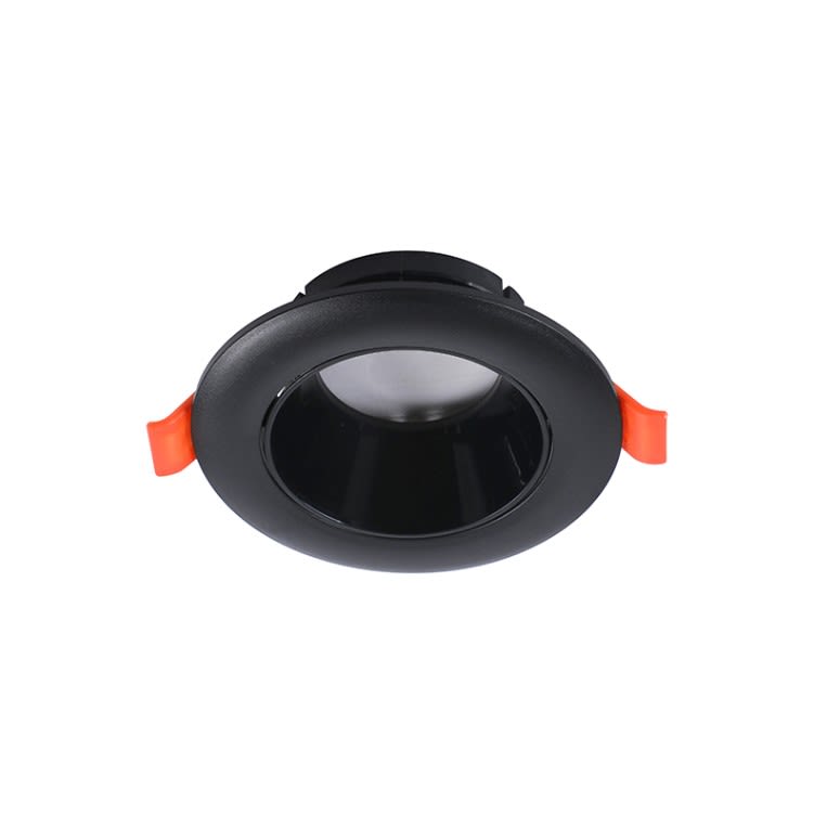 Foco Spot Porta GU10 Eco Negro Embutido Redondo1