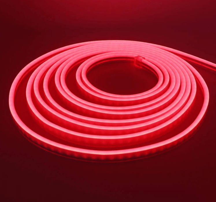 Cinta Led Neón 12V 2835 6W/m IP68 120Led/m 50mt Rojo (kn)5