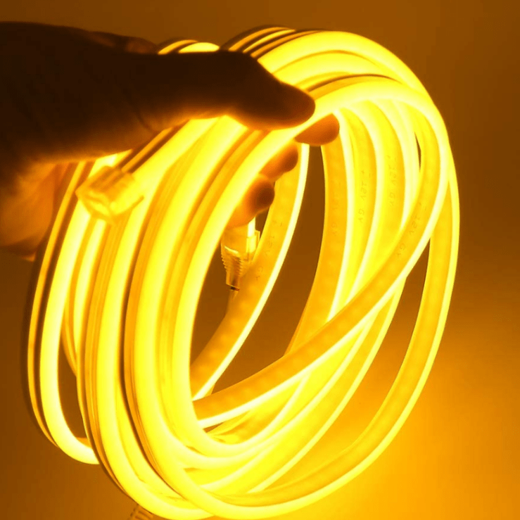 Neón Led 12V 6W/m 50mt Dorado Gold SEC (kn)4