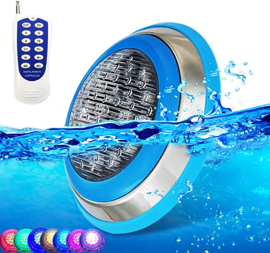 Foco Piscina 24V 12W RGB IP68 Acero Inoxidable4