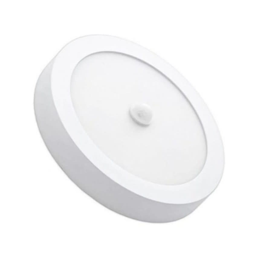 Panel Redondo Sobrepuesto Bio con Sensor de Movimiento 18W 3000K1