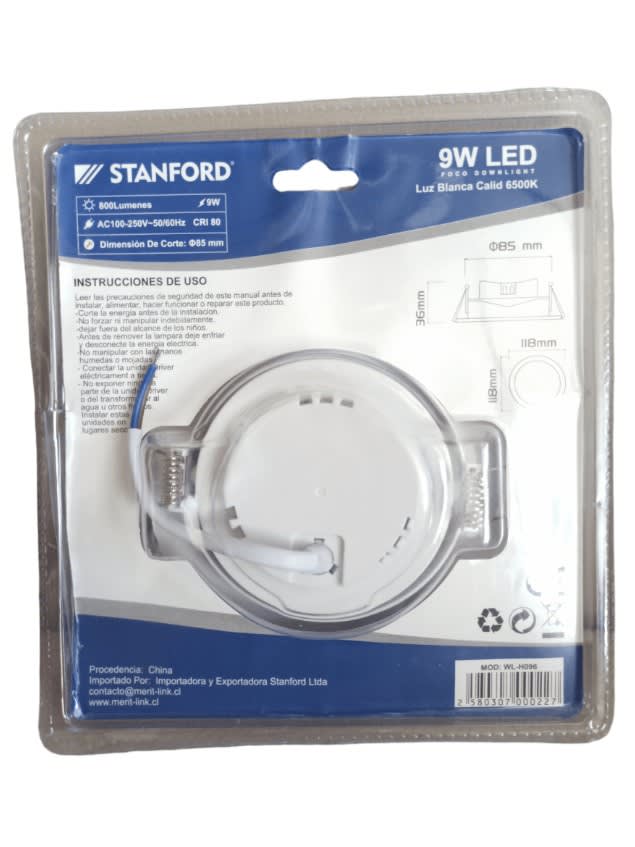 Foco Downlight Basculante 9W 6500K3