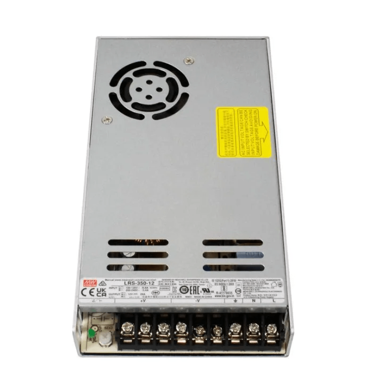 Fuente de Poder Mean Well 12V 29A 350W LRS-350-12 (215x115x30mm)2