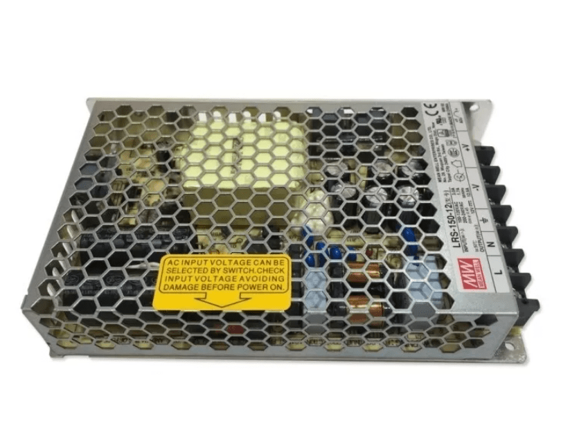 Fuente de Poder Mean Well 12V 12,5A 150W LRS-150-12 (159x97x30mm)3