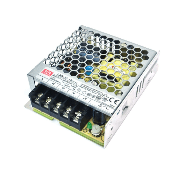 Fuente de Poder Mean Well 12V 3A 35W LRS-35-12 (99x82x30mm)1