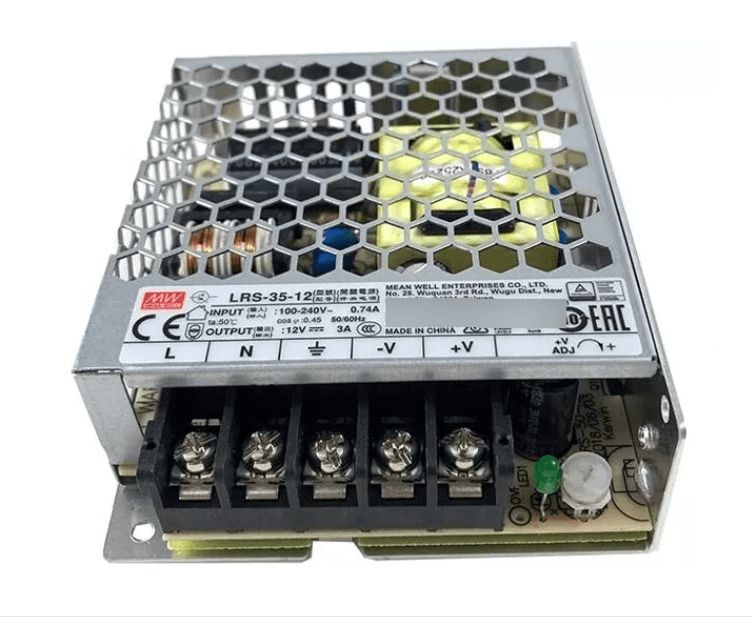 Fuente de Poder Mean Well 12V 3A 35W LRS-35-12 (99x82x30mm)2