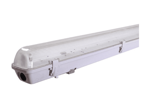 Canoa Estanco 120cm para 2 tubos, IP65 (sin tubos) (kn)2