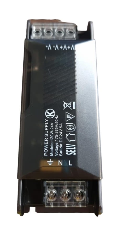Fuente de Poder 24V 5A 120W HQ Compacta(138x51x27mm)(kn)2