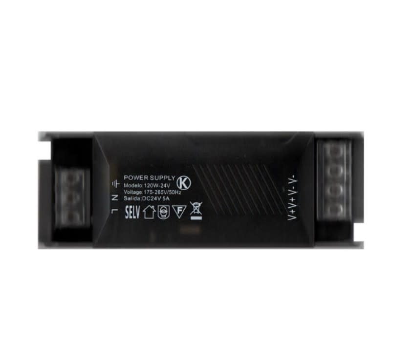 Fuente de Poder 24V 5A 120W HQ Compacta(138x51x27mm)(kn)1
