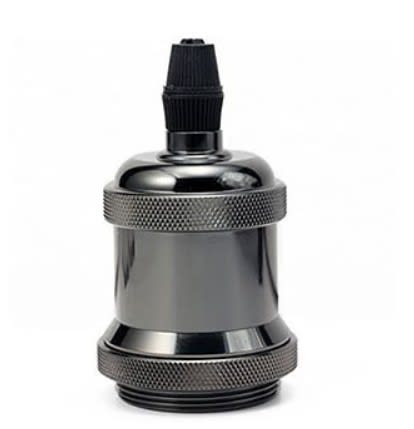 Soquete Vintage Grafito E27 cable 1mt3