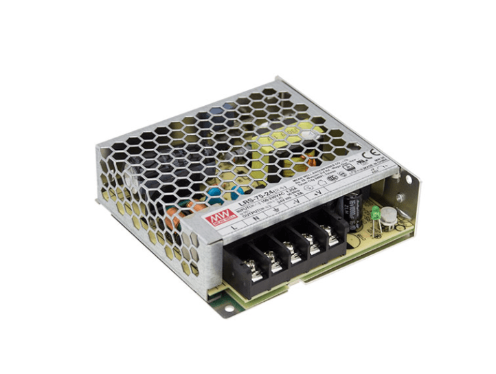 Fuente de Poder Mean Well 12V 6A 75W LRS-75-12 (99x97x30mm)1