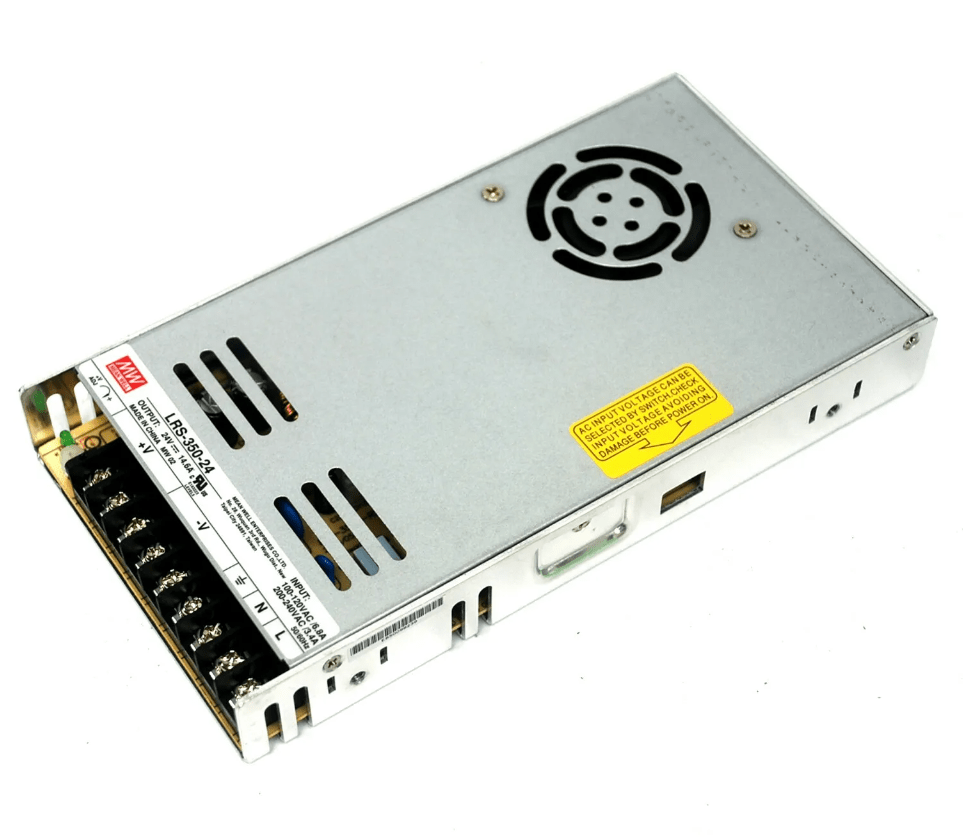 Fuente de Poder Mean Well 24V 14,6A 350W LRS-350-24 (215x115x30mm)1