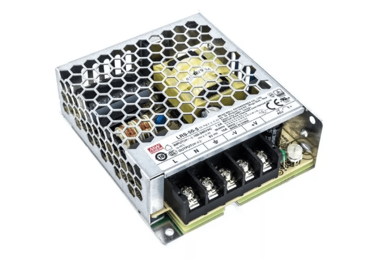 Fuente de Poder Mean Well 5V 10A 50W LRS-50-5 (99x82x30mm)1