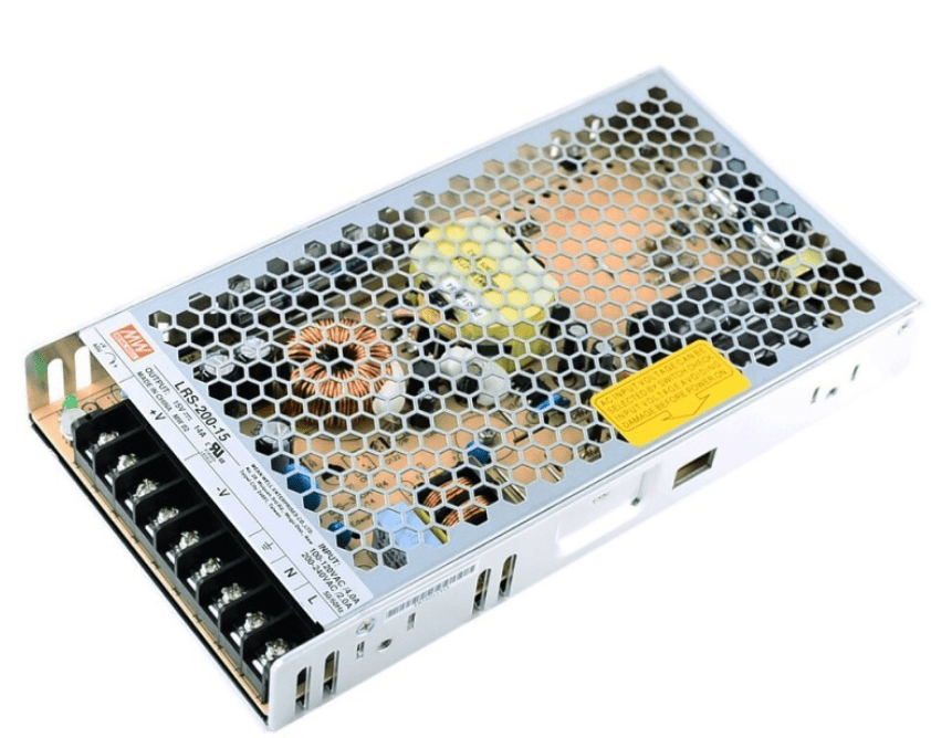 Fuente de Poder Mean Well 5V 40A 200W LRS-200-5 (215x115x30mm)1