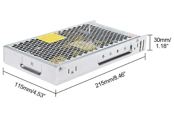 Fuente de Poder Mean Well 5V 40A 200W LRS-200-5 (215x115x30mm)2