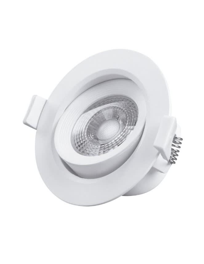 Foco Spot Led Redondo Embutido 6.5W 6500K Luz Fría1