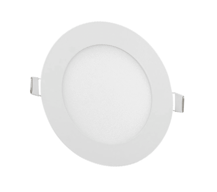 Panel Led 12W Redondo Embutido 170/158mm 6000K Luz Fría1