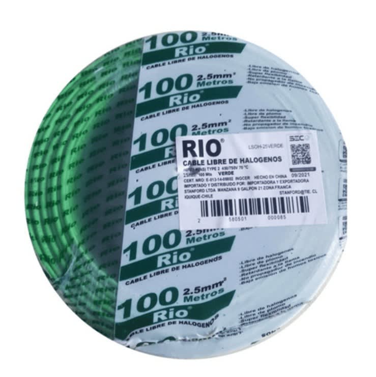 Cable Eva 1,5mm Verde 100 Metros 450/750V 70°C SEC1